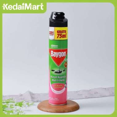 Promo Harga Baygon Insektisida Spray Flower Garden 600 ml - Blibli