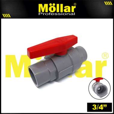 BLITZ 931-HD Ball Valve 3/4" PVC Polos Stop Kran Air Pipa Plastik