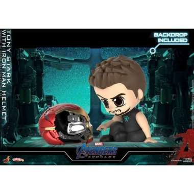 hot toys COSBABY 653 Tony Stark with Iron Man Helmet ENDGAME ORIGINAL