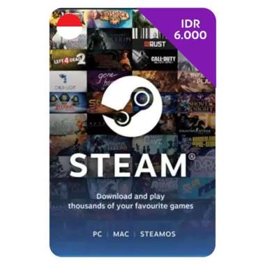 Steam Wallet Code IDR 6.000