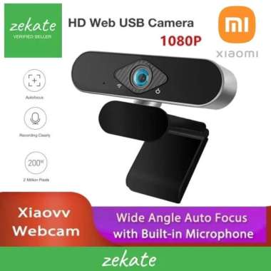 Xiaovv Webcam Camera USB Cam Webcam Vlogging Camera HD 1080p ORIGINAL 100 % Multicolor
