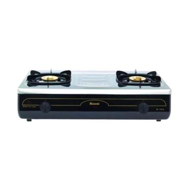 Rinnai RI-712 A Kompor Gas 2 Tungku Hitam
