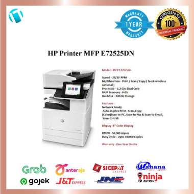 HP LASERJET MANAGED MFP E72525DN (Z8Z06A) (mesin fotocopy)