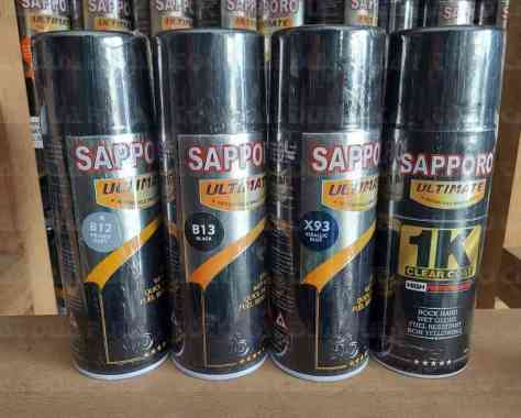 Paket Sapporo Ultimate X93 Xirallic Blue 4 Step K81 PU1K B12 Primer Grey