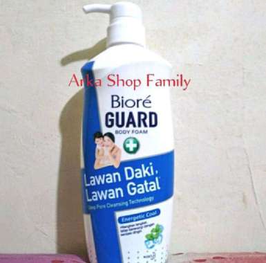 Promo Harga Biore Guard Body Foam Energetic Cool 550 ml - Blibli