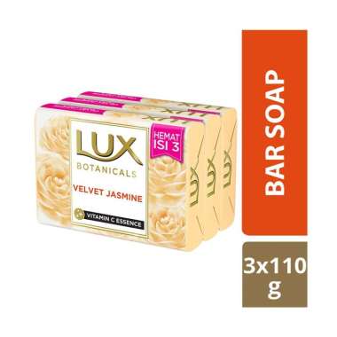 Promo Harga LUX Bar Soap Velvet Touch per 3 pcs 110 gr - Blibli