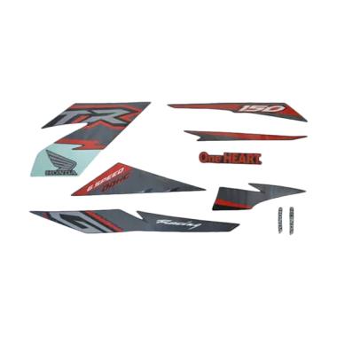 Honda Genuine Accessories Stripe Set R Sticker Body Motor for Honda Supra GTR 150 - Hitam -