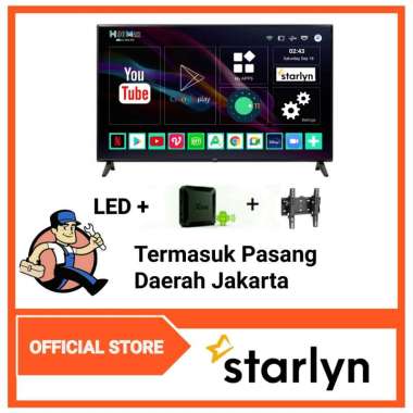 LG LED DIGITAL TV 32 Inch SMART ANDROID BOX 11 32LM550 PASANG JAKARTA BUBBLE WRAP