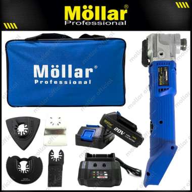MOLLAR CMFT20300 Mesin Multi Cutter Baterai 20V Cordless Oscillating