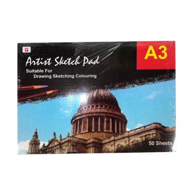 Loving Shopz Sketch Book Buku Gambar A3 [50 Lembar]