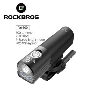 Lampu Sepeda Rockbros Sepeda Lipat Road Bike MTB 800 Lumens Waterproof