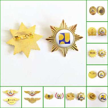 Mulyocreative Pin Bros Kementerian PUPR – Pekerjaan Umum & Perumahan Rakyat [2 pcs] Model Wing B