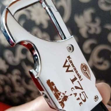 Gantungan Kunci Konci Motor Kawasaki W175 Silver