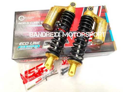 Shockbreaker YSS G plus Gold Series For Aerox 155-Aerox Connected BLACK
