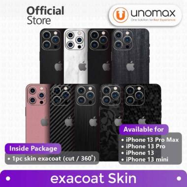 Skin Exacoat iPhone 13 mini (5.4") Garskin (Cut - Back Only) Titanium Black