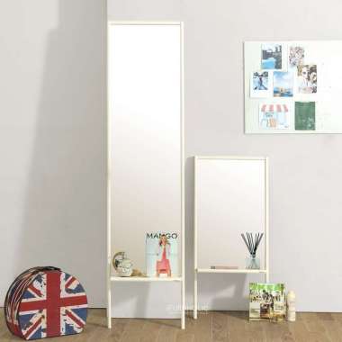 iFURNHOLIC Amy Mirror | Cermin Berdiri Full Body | Standing Mirror Minimalis | Kaca Dinding I Dekora