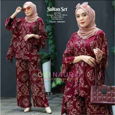 Brissa Set Jumbo - One Set Jumbo Waka Waka Brissa SET Setelan Wanita Rayon Premium  Set Celana Panja