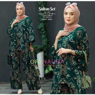 Brissa Set Jumbo - One Set Jumbo Waka Waka Brissa SET Setelan Wanita Rayon Premium  Set Celana Panja