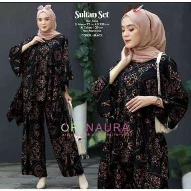 Brissa Set Jumbo - One Set Jumbo Waka Waka Brissa SET Setelan Wanita Rayon Premium  Set Celana Panja