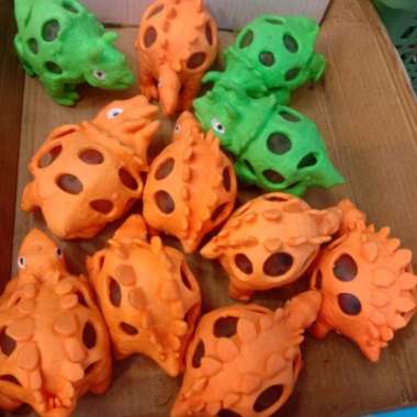 Mainan Anak Animal Squishy Bola Air Dino