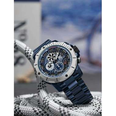 Jam Tangan Fashion T5 H3787 jam tangan pria original / T5 H 3787 original chronograph sport Biru Sil