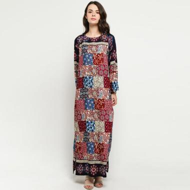 Batik Adikusuma 172190049 Donique Longdress Wanita - Merah