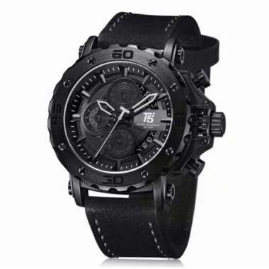 ORIGINAL T5 H 3641 original garansi  jam tangan pria T5 H3641 Full black