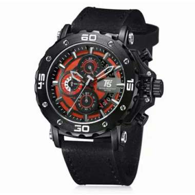 ORIGINAL T5 H 3641 original garansi  jam tangan pria T5 H3641 Black red