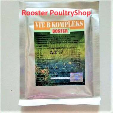 Vitamin ikan B Komplek Vitamin ikan BOSTER 100 Gram