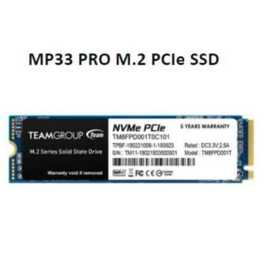 Teamgroup SSD M.2 PCIe MP33 PRO 1TB M-key Non Heatsink