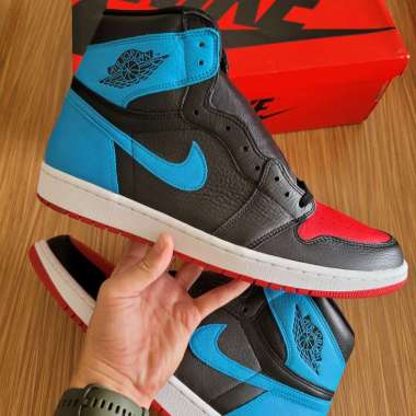 Air Jordan 1 Retro High UNC to Chicago Leather (W) || fearless blue facetasm