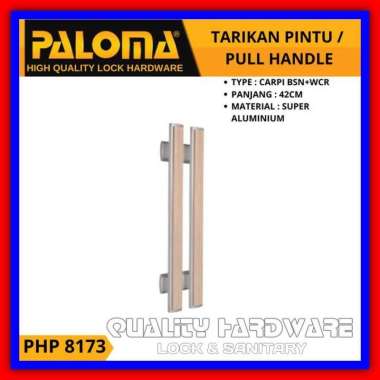 Handle Pintu / Gagang Pintu Minimalis Paloma PHP 8173 - 420 mm 42 cm Handel Pintu / Tarikan Pintu Mu