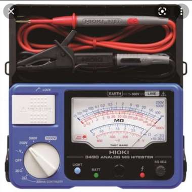 HIOKI 3490 Analog Insulation Megger Tester Jarum 1000V