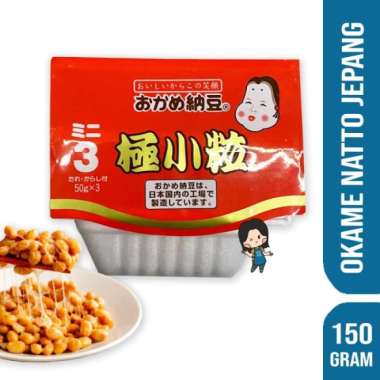 Okame Natto Cup 3 150 Gram | Fermentasi Kacang Kedelai Khas Jepang