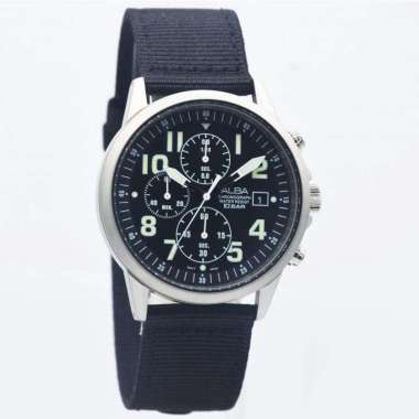 Alba Active AM3853-X1 Chronograph Nylon Strap Original Garansi Resmi Jam Tangan Pria