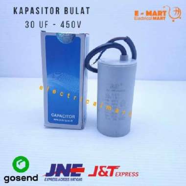 KAPASITOR Bulat Kabel JP / Kapasitor Pompa Air 30 UF -450 V