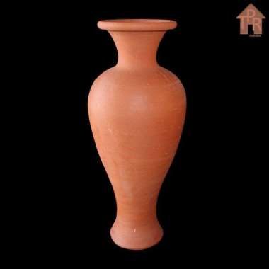 Terakota - Vas Tanah Liat / Guci Besar Natural / Guci Model SX T80