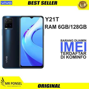 VIVO Y21T 6/128 GB VIVO Y21T RAM (6+2/128) GB GARANSI RESMI VIVO ORI