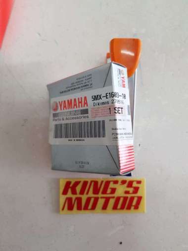 Ring Piston, Seher Mio, Nouvo, Fino, Mio Soul Asli Yamaha - OS 100 E1607 Silver