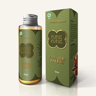 Kutus Kutus Organic Herbal Healing Oil Minyak Balur [100 mL]