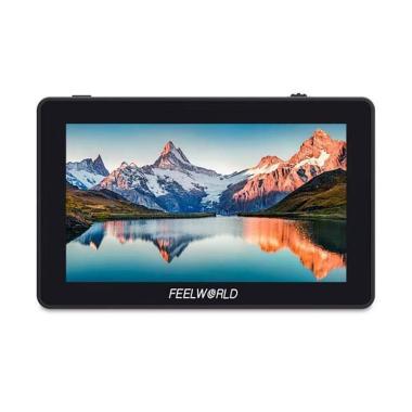 Megakamera - FeelWorld F6 Plus 5.5 Inch 3D LUT Monitor for Stabilizer Drone Hitam