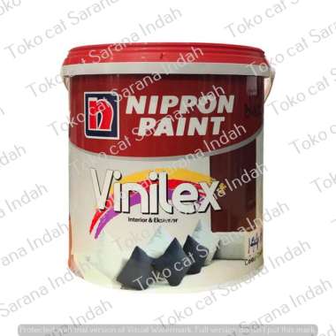 NIPPON PAINT VINILEX WHITE - 5KG CAT TEMBOK INTERIOR CAT TEMBOK DALAM CAT 1 GALON