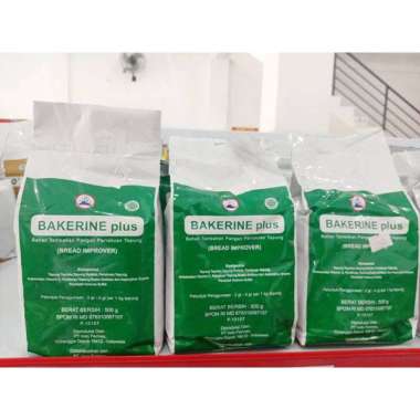 PELEMBUT ROTI BAKERINE PLUS BREAD IMPROVER kemasan 500GR