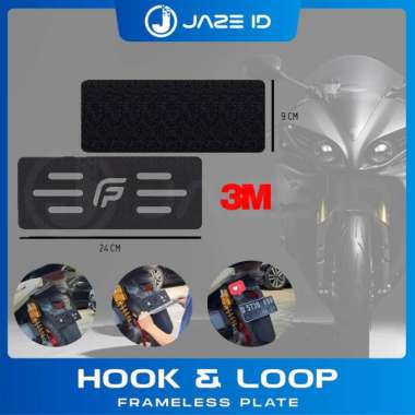 FRAMELESSPLATE Frameless Plate Dudukan Plate Plat Nomor Motor Kendaraan