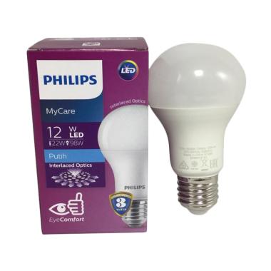 Philips Led Bohlam Lampu Putih 12 Watt