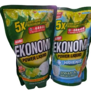 Promo Harga Ekonomi Pencuci Piring Power Liquid Siwak & Jeruk Limau 760 ml - Blibli