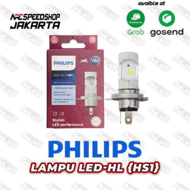 BOHLAM LAMPU MOTOR LED PHILIPS HL-HS1 12V 6W 6500K putih 100 % ORIGINAL Multicolor