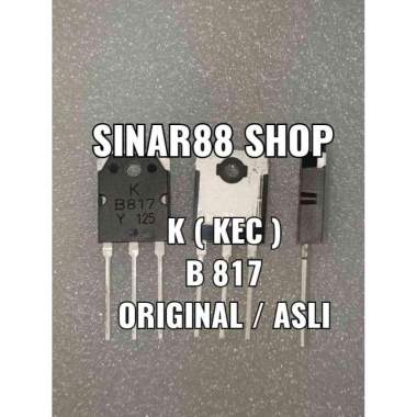 HARGA 1 SET TR TRANSISTOR B817 B 817 D1047 D 1047 ORIGINAL KEC