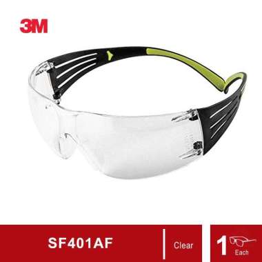 3M SF401AF Securefit Eyewear Clear Anty Fog-Lens Clear