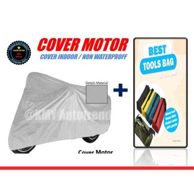 harga Cover Motor Honda Khusus Indoor Sarung Selimut Aksesoris Honda Cmx500 Mat Axis Gray Metallic - Abu-abu + Tolbag 